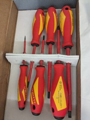 WITTE Screwdriver Set: 6 Pc, Phillips & Slotted WI653742