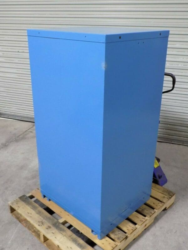 Lyon Modular Storage Cabinet 17 Drawer 59" x 30" x 28" Steel Blue DAMAGED