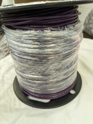 SOUTHWIRE Machine Tool Wire: 14 AWG, Purple, 500' Long 411030513