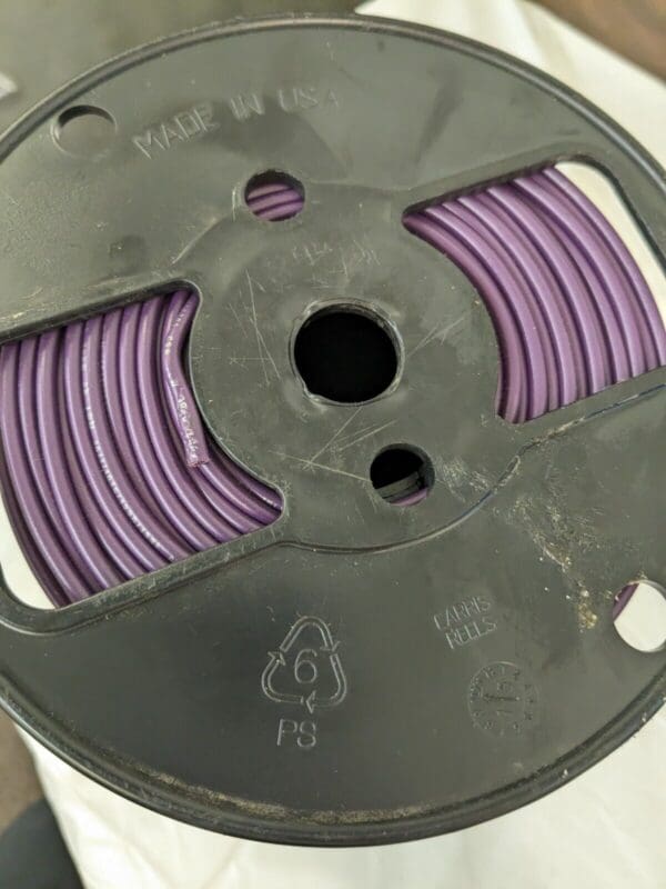 SOUTHWIRE Machine Tool Wire: 14 AWG, Purple, 500' Long 411030513