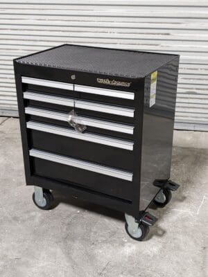 Pro Source Roller Cabinet Tool Box 5 Drawer 33 x 26 x 18 Steel Black