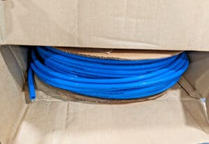 PARKER Blue Polyurethane Tubing 1/2" OD X 125 PSI QTY 250 Ft U-85-BLU-0250