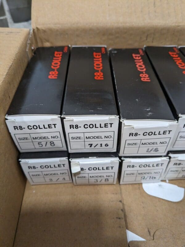MHC Collet Set: 13 Pc, 1/8 to 7/8″ Capacity 09750928
