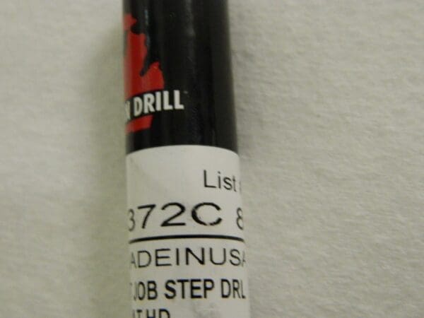 Michigan Drill Cobalt Standard Step Drill 82° Flat Head 372C 8