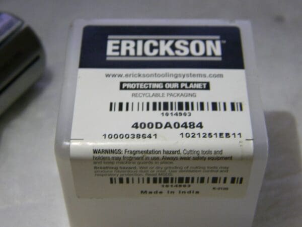 Erickson 31/64" x 2" Double Angle Collet DA400 400DA0484