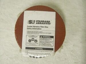 Standard Abrasives Coated Discs 4-1/2" Diam 7/8" Arbor 60 Grit 25 Pack 530036