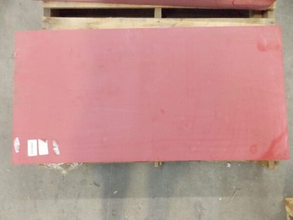 Pro-Grade Hard Polyurethane Plastic Sheet 1000 x 500 x 100 mm Red 77936474
