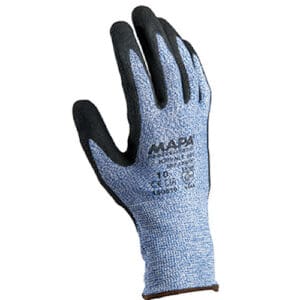 12 PAIRS MAPA Krynit Grip & Proof 581 Gloves Black/Blue Size 11 581011