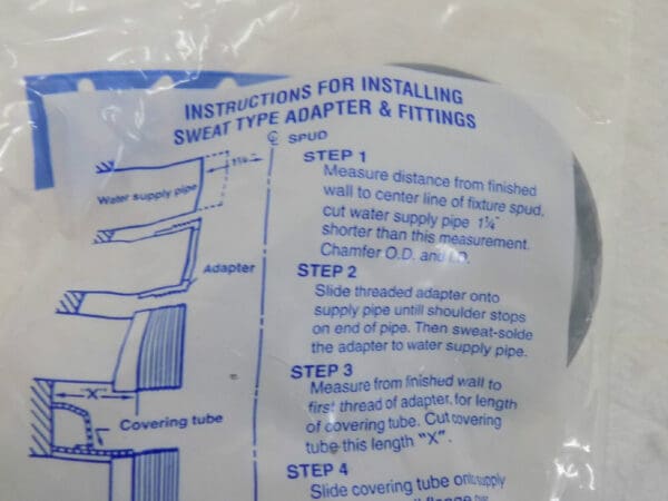 Sloan Sweat Solder Kit for 1" Urinal Flushometer QTY 5 kits H-633-AA 74720004