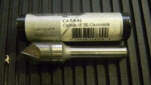 Melin Tool Single End Countersink 5/8" x 3/8" x 2-3/8" 4FL Carbide #18829