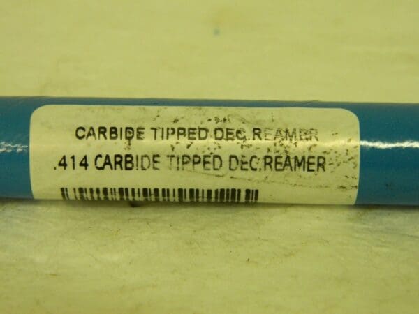 River Rock Tool Carbide Tipped Chucking Reamer 0.414" x 1-3/4" 4L #02041401