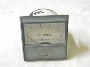 Simpson Analog Panel AmMeter 0 to10 ADC 2.5 UL Century Series #17405