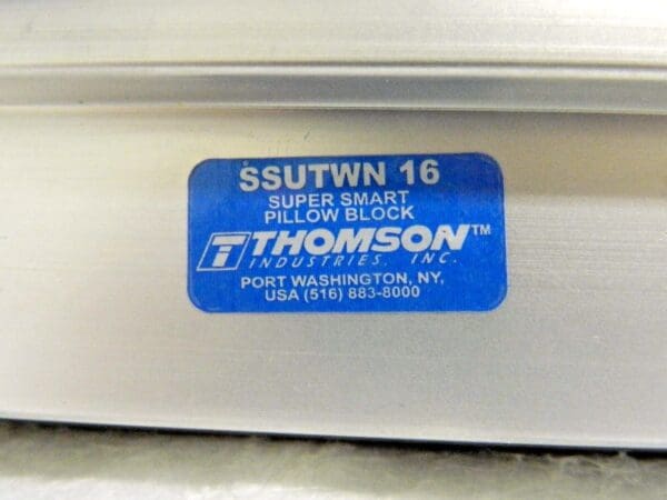 Thomson Closed Twin Pillow Block Linear Bearing 1" Dia 1900/3800Lbs. SSUTWN16