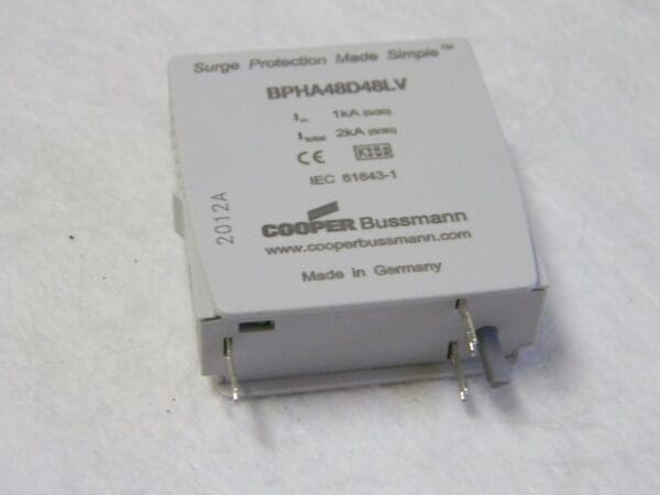 Cooper Bussmann 2 Pole 1 Phase 1 kA Hardwired Surge Protector BPHA48D48LV
