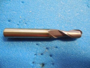 Metal Removal 5/16" x 13/16" Carbide TiAIN 30º 2 Flute Ball Nose End Mill M30095