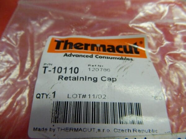 Thermacut #T-10110 Retaining Cap For HT4400 Plasma Torch