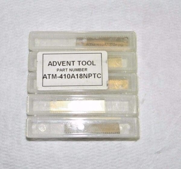 Advent Tool Solid Carbide Threadmill Inserts TiN ATM-410A18NPTC