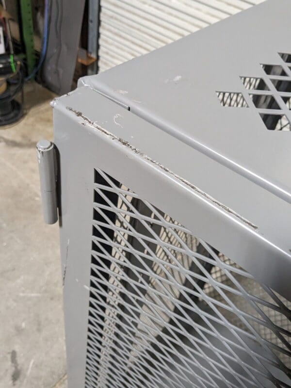 Little Giant Welded Steel Security Cart w/ Adjustable Shelf SC-2448-6PPY Damage