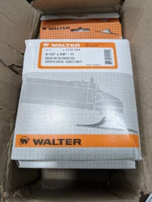WALTER SURFACE TECHNOLOGIES 10pk Disc Backing Pad: Disc Pad 15D044