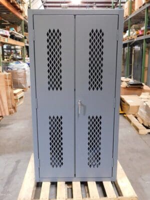 Durham 4-Shelf Storage Cabinet w/ Ventilated Doors 72" H x 36" W x 18" D
