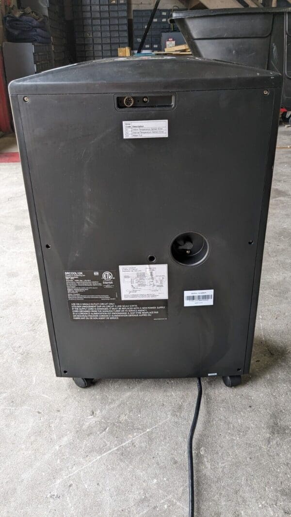 Tripp Lite Portable Air Conditioner AC Unit 12,000 BTU 120v SRCOOL12K