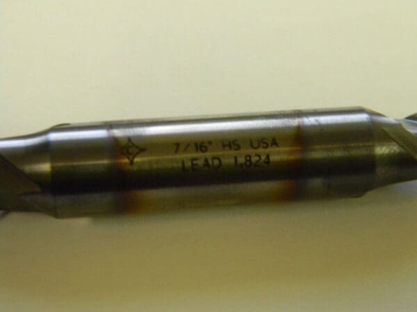 Cleveland Double End Mill 7/16" x 1/2" x 4-1/8" TiCN CTD For Aluminum 2FL C33566