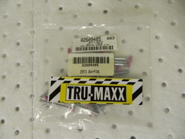 Tru-Maxx Aluminum Oxide Mounted Point 1/4 x 1/16" Diam x Thick B64 25Pk 89678403
