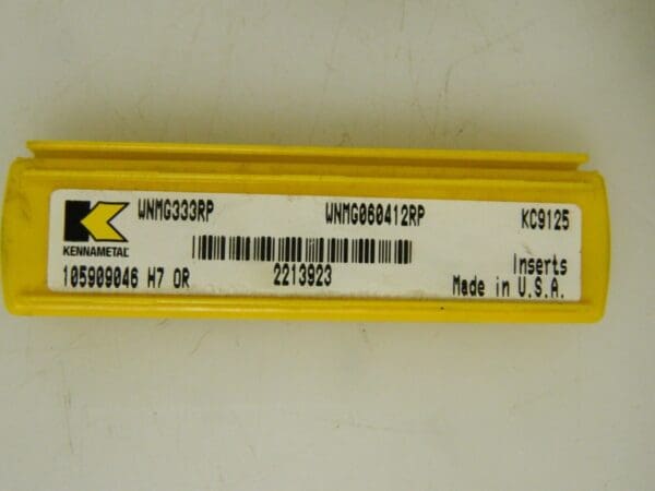 Kennametal Carbide Inserts 5 Pack WNMG333RP KC9125 2213923