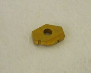 Madison Cutting Tools 0.593" T-15 TiN Duodex Indexable Insert 1150-421-00593