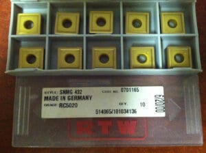 RTW SNMG432 RC5020 #0701165 Carbide Turning Inserts QTY 10