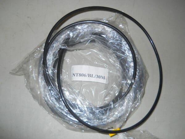 #Nt806 6mm Od 5.5mm Id x 30m Medium Gauge Flexible Black Nylon Tube, Lot of 5