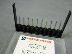 Titex Micro Precision Drill Bits A3153 0.92mm x 6mm Qty. 10 #5063006