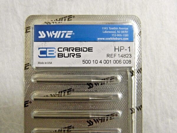 SS White Round Carbide Burs HP-1 For Slow Speed Cone Qty. 100 #14823