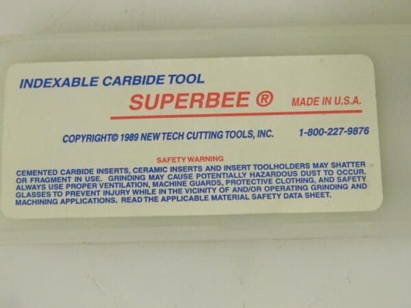 Superbee Carbide Milling Inserts EM19160 Grade ET520 Qty. 10 #EM19160ET520