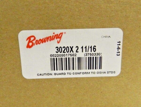 Browning Tapered Lock Sprocket Bushing 2-11/16" Bore 5/8 x 1-1/4 Thread 3750338