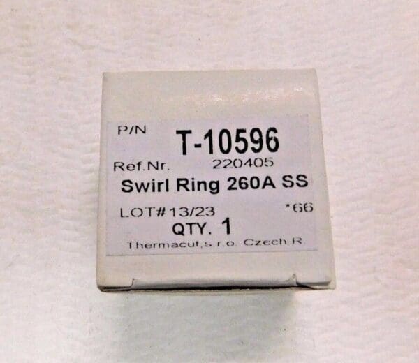Thermacut Swirl Ring 260A Stainless Steel 220405 Lot of 3 T-10596