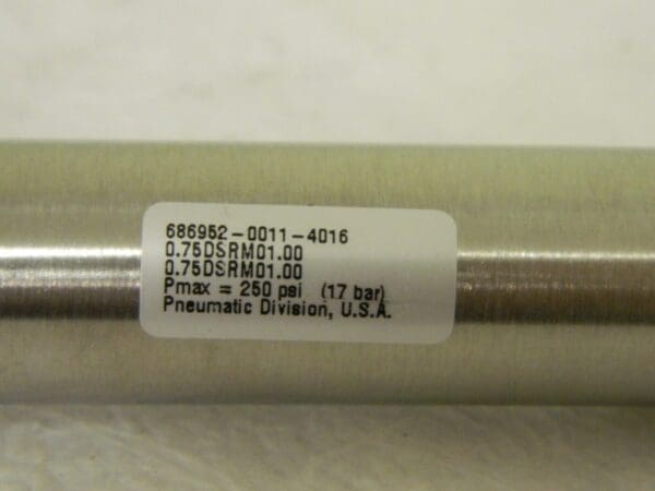 Parker Non-Repair Magnetic Cylinder 3/4" Bore x 1" Stroke 0.75DSRM01.00