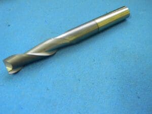 Metal Removal M34465 5/8” x 2” Loc Carbide 2 Flute Ticn Long Shank End Mill