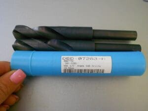 S&D Drills #Dbd-07283-h 18.50mm x 1/2" Hss Parallel Shank Drills, Qty 2