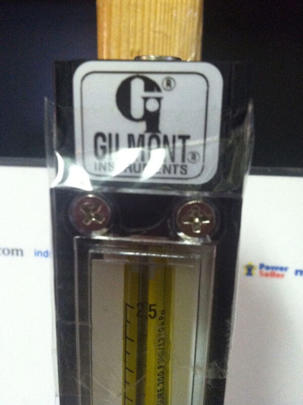 Gilmont Industrial Flowmeter 1/8" Port Black Panel Mount #GF-8521-2417