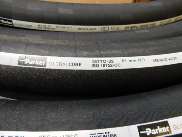 Parker 487TC-32 Hydraulic Constant Working Pressure Hose 150 Ft x 2 In I.D.