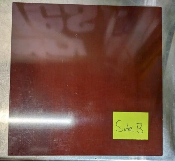 Plastic Sheet 1/2″ Thick 24″ Square Tan FBEX.5002424N