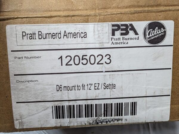 Pratt Burnerd America Mounting Plate for 12" EZ/Setrite Chuck D6 Mount 1205023