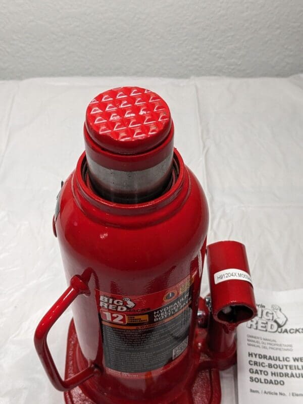Big Red Torin 12 Ton Portable Bottle Jack Heavy Duty T91203B
