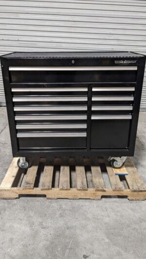 Steel Tool Roller Cabinet 11 Drawers 2500 lb Capacity Black AT42111CG-03A