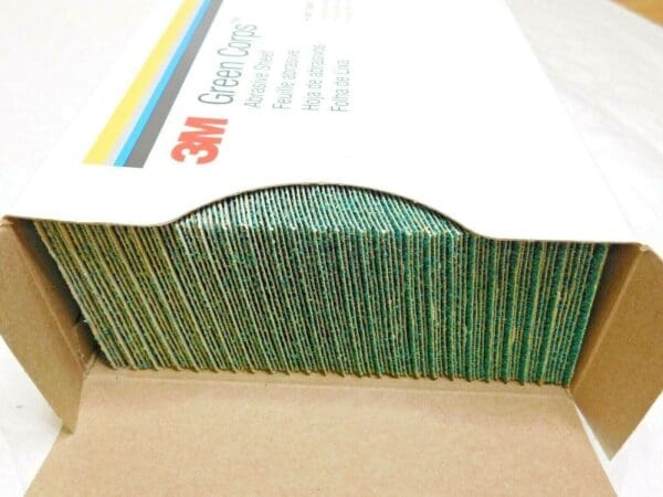PACK OF 100 3M Green Corps Stikit Abrasive Sheets 36E 2-3/4" x 16-1/2" 02232