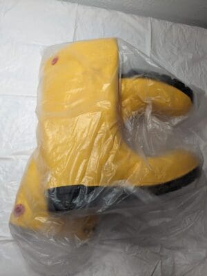 Work Boot: Size 10, 16″ High, Rubber, Steel Toe, Gumboot 61231.10