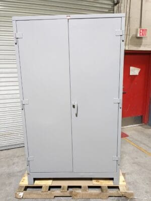 Lyon Heavy Duty Storage Cabinet 4 Shelf 82" x 48" x 24" Steel Gray DD1120