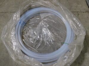 300 Ft Coil of Zeus Clear PTFE Extruded Tube 7/8" I.D. 31/32" O.D.