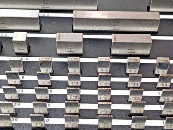 Starrett Webber 88 Pcs Gage Block Set Rectangular Steel Metric Grade 0 RS88.MA1